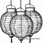 Decorative Paper Lantern Fiesta Coloring Pages 2