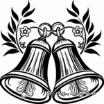 Decorative Wedding Bells Coloring Pages for Artists 3