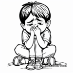 Deep Sadness Feeling Coloring Pages for Coping 4