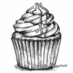 Delectable Nutella Cupcake Coloring Pages 2
