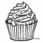 Delectable Nutella Cupcake Coloring Pages 4