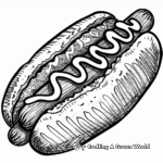 Delicious Chili Dog Coloring Pages 3