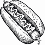 Delicious Chili Dog Coloring Pages 4