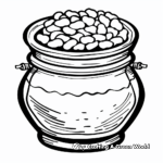 Delicious Jellybean Jar Coloring Pages 3