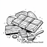 Delicious Milk Chocolate Coloring Pages 1