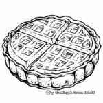 Delicious Nutella Waffle Coloring Pages 4
