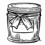 Delightful Jar of Nutella Coloring Pages 2
