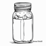 Delightful Mason Jar Coloring Pages for Thanksgiving 4