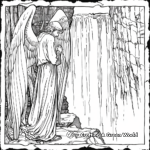 Detailed Angel Falls Coloring Pages for Adults 2
