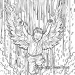 Detailed Angel Falls Coloring Pages for Adults 3