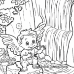 Detailed Angel Falls Coloring Pages for Adults 4