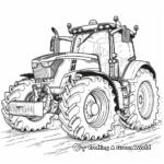 Detailed Antique Tractor Coloring Pages 4