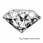 Detailed Black and White Diamond Pattern Coloring Pages 1
