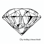 Detailed Black and White Diamond Pattern Coloring Pages 4