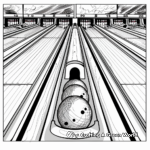 Detailed Bowling Lane Coloring Pages 2
