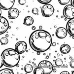 Detailed Bubble Patterns Coloring Pages 4