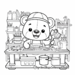 Detailed Build a Bear Workshop Coloring Pages 1