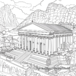 Detailed Coloring Pages of the Holy of Holies 4