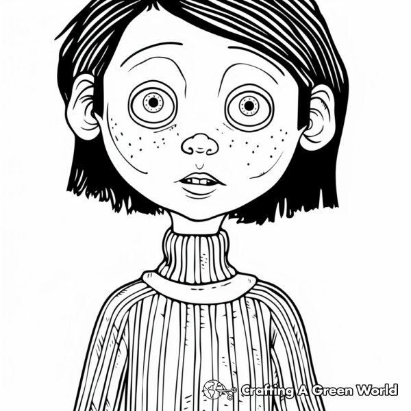 Coraline Coloring Pages Free Printable Coraline Coloring Pages Free Printable