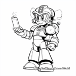 Detailed Dr. Wily from Mega Man Coloring Pages for Adults 2