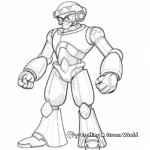 Detailed Dr. Wily from Mega Man Coloring Pages for Adults 3