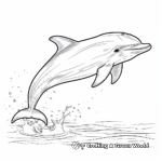 Detailed Ecco the Dolphin Coloring Pages for Adults 2