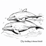 Detailed Ecco the Dolphin Coloring Pages for Adults 4