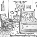 Detailed Furniture Coloring Pages: Bedroom Edition 2