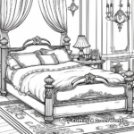 Detailed Furniture Coloring Pages: Bedroom Edition 3