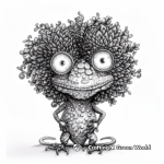 Detailed Illustrations of Frilled Lizard Pages 2