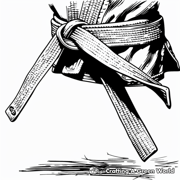 Karate Coloring Pages - Free &amp; Printable!