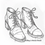 Detailed Lace-up High Heel Coloring Pages 3