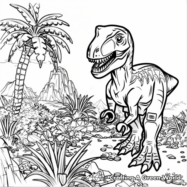 Lego Jurassic World Coloring Pages - Free &amp; Printable!