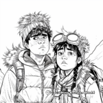 Detailed Lewis and Clark Portraits for Coloring 4