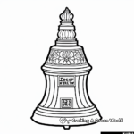 Detailed Liberty Bell Coloring Pages for Adults 2