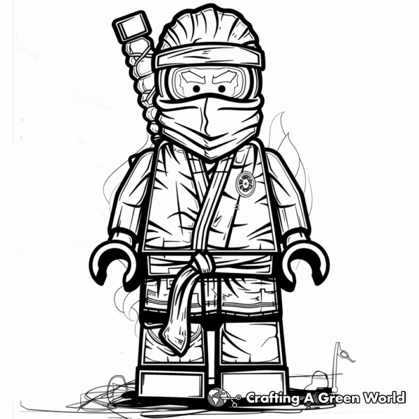 Lloyd Ninjago Coloring Pages - Free &amp; Printable!