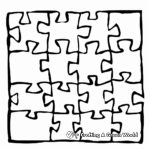 Detailed Magic Square Puzzle Coloring Pages for Adults 3