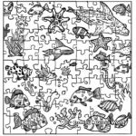 Detailed Magic Square Puzzle Coloring Pages for Adults 4