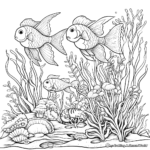 Detailed Marine Life Coloring Pages 2