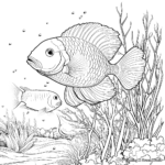 Detailed Marine Life Coloring Pages 4