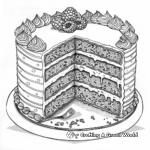 Detailed Monday Layer Cake Coloring Pages 3