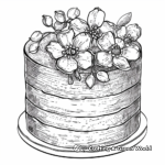Detailed Monday Layer Cake Coloring Pages 4