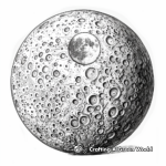 Detailed Moon Globe Coloring Pages 3