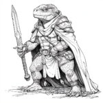Detailed Mythical Creatures: DND Coloring Pages 4