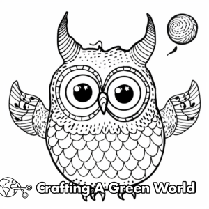 Owlicorn Coloring Pages - Free &amp; Printable!