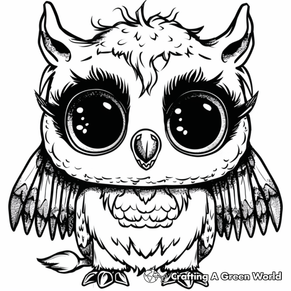 Owlicorn Coloring Pages - Free &amp; Printable!