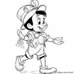 Detailed Pinocchio Coloring Pages for Artistic Adults 4