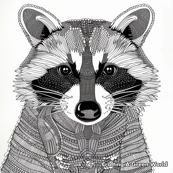 Abstract Raccoon Coloring Pages Raccoon Coloring Pages - Free & Printable!