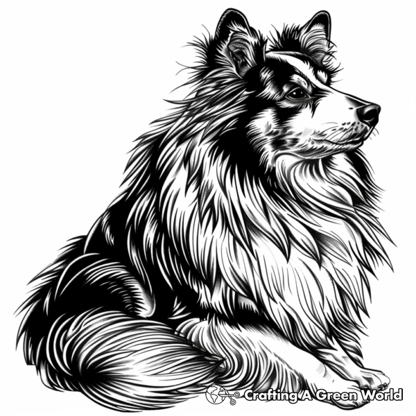Collie Coloring Pages - Free &amp; Printable!