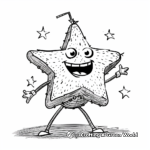 Detailed Star-Shaped Pinata Coloring Pages 3